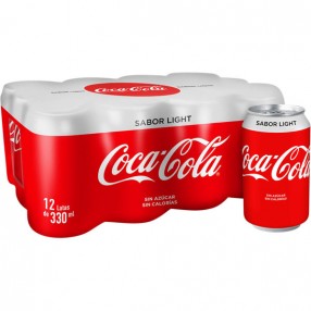 COCA COLA light lata 33 cl pack 9